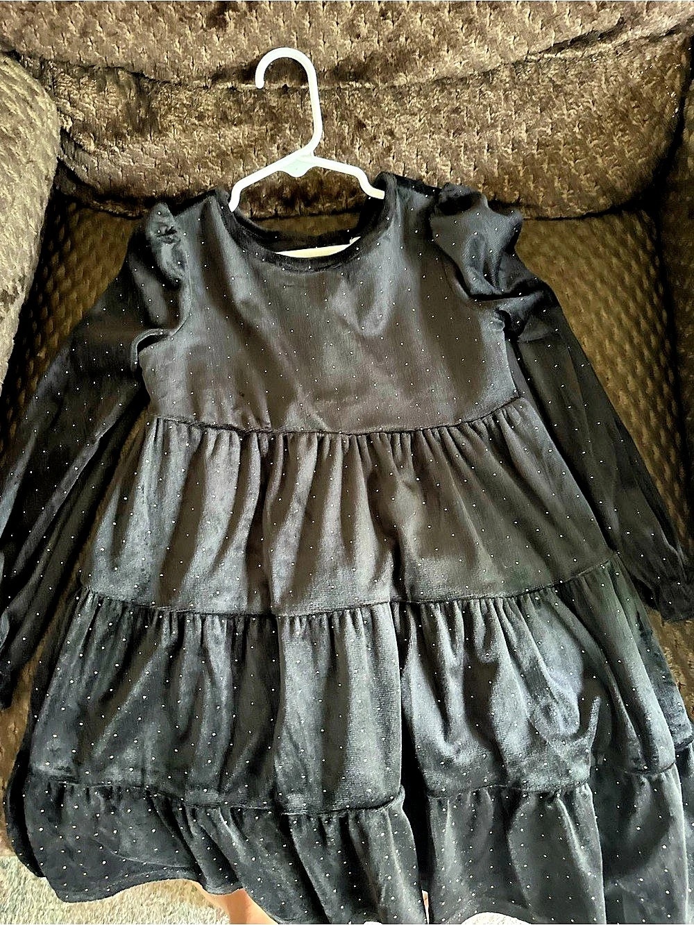 Black Tiered Dress